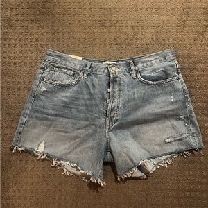 Agolde || Parker Long Shorts Swampmeet